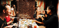 Tourists enjoy a Cantonese breakfast in August, image courtesy of China Daily