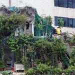 guangzhou illegal structure penthouse treehouse tianhe demolition extra stories