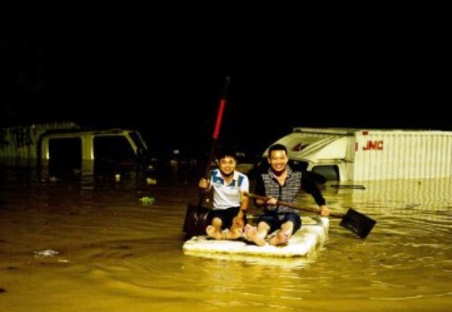 dongguan flooding rain disaster