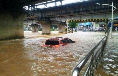 dongguan flood rain storm disaster