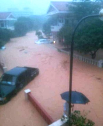 guangzhou conghua rainstorm rain flooding landslide flood