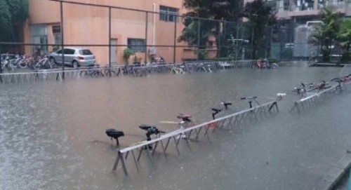 shenzhen flooding rain fall precipitation bad weather guangdong disaster