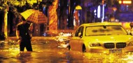 guangzhou rain flood heavy raining bad weather