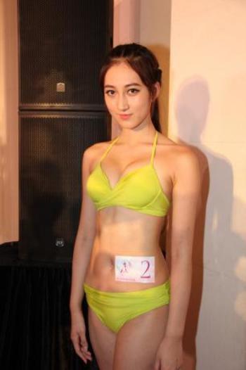 miss asia guangzhou preliminary swimsuit beauty pageant bikini model