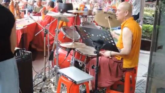 monk rock drummer